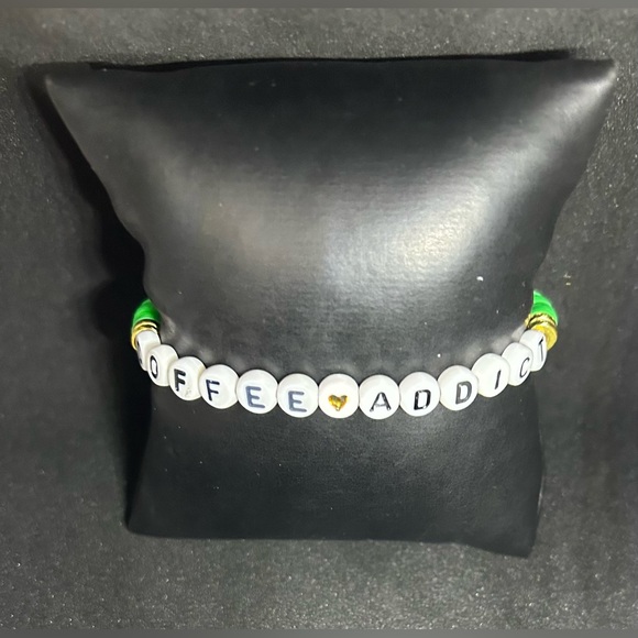 Coffee Addict Heishi Bracelet - Picture 2 of 6